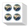Watercolor Earth Planet Stickers 1in for Scrapbooking, Arts, Craft, Kids DIY, Calendars Journals 80-Pack