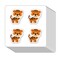 Tiger Stickers 1in for Scrapbooking, Arts, Craft, Kids DIY, Calendars, Journals Labels 80-Pack