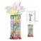 Flower Bulding-Blocks Vase Puzzle-Sets for Blossom Bouquet 10280 40725, Transparent Vase Flowers Display Stand, 516 PCS Women Adult Block-Kits for Rose Decoration 40647 40474