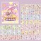 Kawaii Washi Stickers Set (50 Sheets) Girl's Happy Day Dress Up Entertainment Party Painting Reading DIY Sticker for Art Crafts Scrapbook Journaling Planner Water Bottle