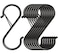 Waitkey 8 Pack S Hooks for Hanging, 3.5 inch Heavy Duty Metal S Hooks with Safety Buckle S Shaped Hooks Pot Rack Closet Hooks for Hanging Plants, Clothes, Kitchen Utensil, Pots, Pans, Bags (Black)