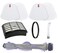 Detetap Replacement Parts Filters for Shark Navigator Lift Away NV350 NV351 NV352 NV356E S2 NV355 NV356 NV358 NV360 Vacuum Cleaner Replacement Filter Belt Kits