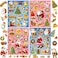 Christmas Stickers for Kids, 16 Sheets Santa Stickers for Christmas Cards Envelopes Scrapbooking DIY Arts and Crafts