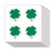 Four-Leaf Clover 1in for Scrapbooking, Arts, Craft, Kids DIY, Calendars 80-Pack