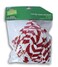 Christmas Glitter Candy Cane Foam Stickers - 24 Count - 2.1 Inches