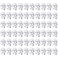 Awpeye 40 Packs Suction Cup Hooks, 1.77 Inches Universal Clear PVC Suction Cups for Shower Removable Window Suction Cups with Hooks for Kitchen Bathroom, Wall, Glass