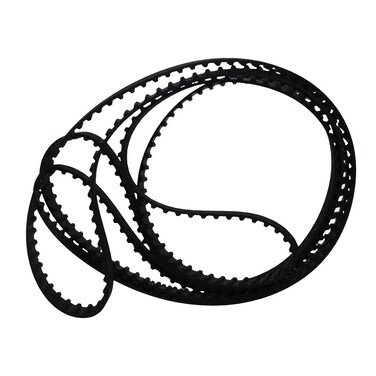 Heyiarbeit 320XL Rubber Timing Belt 5.08mm Pitch 10mm Width Industrial Timing Belt Synchronous Closed Loop Timing Belt for 3D Printers Black Tone 2pcs