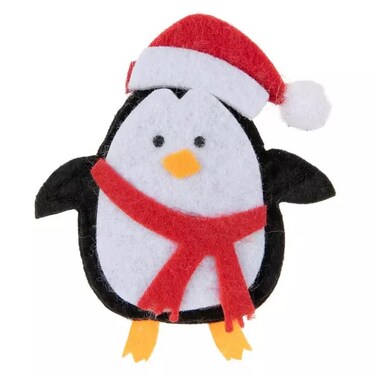 3D Penguin Felt Stickers for Crafts, Cardmaking, Scrapbooks &amp; More &acirc;&euro;&ldquo; 4 Pc