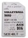 Volleyball Silver Foil Stickers for Journaling, Cardmaking, Arts and Crafts - 32 Pieces
