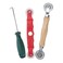 KONTONTY 1 Set Screen Roller Tool and Spline Tool Kit for Window and Door Screen Repair Includes Bearing Roller and Removal Hook for Easy Installation and Replacement