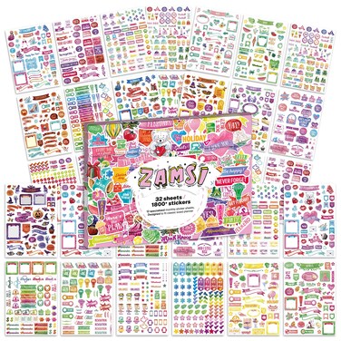 Planner Stickers - 1800+ Ultimate Accessories to Improve and Simplify Your Planner, Calendar and Journal