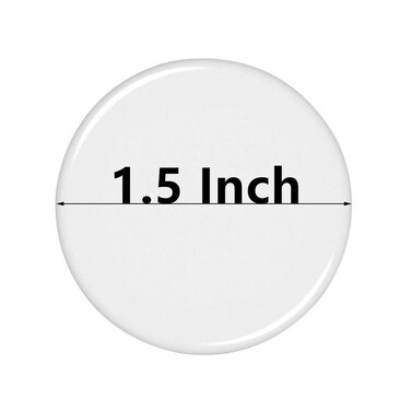 IGOGO 1.5 Inch Clear Round Epoxy Sticker for Bottle Cap Pendants 120 PCS