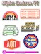 Alpha Omicron Pi - Sticker Sheet - Retro Theme