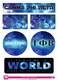 Gamma Phi Beta - Sticker Sheet - Galaxy Theme