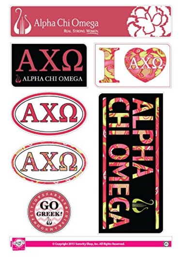 Alpha Chi Omega - Sticker Sheet - Lifestyle Theme