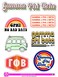 Gamma Phi Beta - Sticker Sheet - Retro Theme