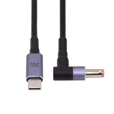 Cablecc USB-C Type C Input to DC 20V 5.5 * 2.5mm Output Power 100W 135W 140W 65W PD Charge Cable for Laptop