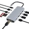 USB C Hub, Sivxnem USB C to HDMI Adapter (4K HDMI USB3.0/2.0 SD/TF 90W PD Gigabit USB-C Dongle),USB-C Docking Station Compatible with MacBook Pro/MacBook Air/iPad Pro/Surface Pro 7/Dell XPS 13 15