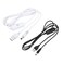 MECCANIXITY USB Cable with 501 ON/Off Switch, USB Male to DC 5.5x2.1mm Male Power Cable 150cm for Camera Hard Disk Box Black White 1 Set
