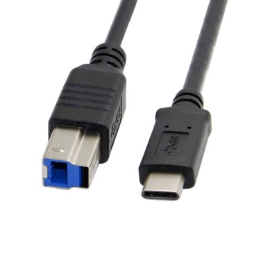 chenyang USB C Type-C Host OTG to USB 3.0 Type B Extension Data Cable for SSD Disk 1.0M 5Gbps
