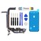 USB Charging Port Flex Cable Dock Board Connector - Microphone - Headphone Port Replacement for iPhone 13 Pro Max with Kit (Blue)