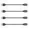COSOOS 4 Short USB Micro Cables(9in/23cm) Nylon Braided Charge &amp; Sync Power Cord for Samsung Galaxy S7 Edge/ S6/ S5/ S4, Note 5/4/ 3, USB Charging Station, MP3, headlamp, Android Device