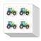 Farm Tractor Stickers 1in for Scrapbooking, Arts, Craft, Kids DIY, Calendars Journals 80-Pack