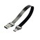 cablecc USB 2.0 Type-A Male to USB-C Type-C Male Data Flat Slim FPC Cable for FPV &amp; Disk &amp; Phone 20cm