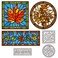 GLOBLELAND Autumn Leaves Background Cutting Dies for Card Making Metal Die Cuts Fall Background Frame Cutting Dies Templates for Scrapbooking Journal Embossing Paper Craft Decor