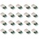 Teansic 20 Pcs USB 3.1 Type C Male Plug Socket Connector with PCB Board 24 Pin DIY Data Line Interface Male Socket