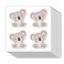 Cute Koala Bear Stickers 1in for Scrapbooking, Arts, Craft, Kids DIY, Calendars Journals 80-Pack