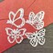 Butterfly Die Cuts for Card Making,4 Butterflies Die Cuts for Card Making,Metal Die Cuts Butterfly Cutting Dies Metal Stencil Template Mould for DIY Crafts Scrapbook Album Paper Card Embossing