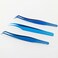 Russian Volume Tweezers Eyelash Extensions Neat Volume Lash Tweezers 3 Pcs L &amp; C Shape High Precision Eyelash Tweezer For 0.03~0.25mm Lashes Mega Volume &amp; Hybrid &amp; Classic Lash (3 pcs Tweezers Set)