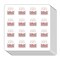 Cake Planner Stickers, 0.5in Birthday Reminder Stickers for Scrapbooking Calendar Crafting 208-Pack