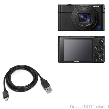 BoxWave Cable Compatible with Sony DSC-RX100 VI - DirectSync Cable, Durable Charge and Sync Cable for Sony DSC-RX100 VI