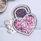 KSCRAFT Heart Lock Mini Album Metal Cutting Dies Stencils for DIY Scrapbooking Decorative Embossing DIY Paper Card