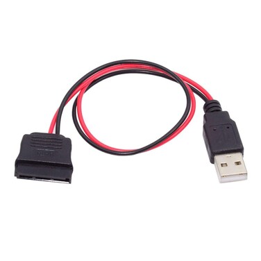 chenyang SATA 15Pin to USB 2.0 Power 5V 2A Cable for 2.5 inch SATA HDD SSD Disk Driver