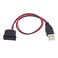 chenyang SATA 15Pin to USB 2.0 Power 5V 2A Cable for 2.5 inch SATA HDD SSD Disk Driver