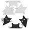 3 Pieces Cat Metal Cutting Dies, Cats Head Cutting Dies Cats Craft Die Cuts Embossing Template Cute Animal Die Cuts for Scrapbooking and Card Making Birthday Christmas Halloween