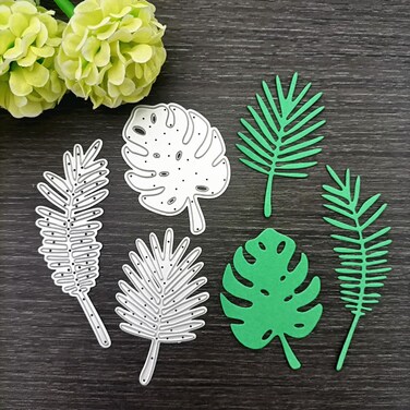Metal Leaves Cutting Dies,Flowers Plant Die Cuts Embossing Stencils Template Mould for Card Scrapbooking and DIY Craft Album Paper Card Decor