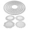 2 Set Flower Dies for Card Making, FineGood 9 PCS Metal Cutting Dies Circle Lace Die Cuts DIY Craft Die Cutters for Card Making Scrapbooking Album