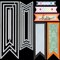 8 Pcs Bookmark Metal Cutting Dies,Carbon Steel Embossing Template DIY Craft Die Cutting Stencils Metal Dies Scrapbooking Tool for Paper Crafting Card Making Supplies