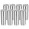 HASLE OUTFITTERS 20 oz Skinny Tumblers Bulk Set, Stainless Steel Insulated Slim Tumblers with Lids Travel Water Cups(Stainless Steel, 8)
