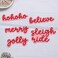 KSCRAFT New Christmas Shadow Words Metal Cutting Dies Stencils for DIY Scrapbooking Decorative Embossing DIY Paper Card