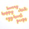 KSCRAFT New Easter Shadow Words Metal Cutting Dies Stencils for DIY Scrapbooking Decorative Embossing DIY Paper Card