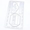 KSCRAFT Slimline Airmail Envelope Metal Cutting Dies Stencils for DIY Scrapbooking Decorative Embossing DIY Paper Cards