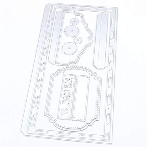 KSCRAFT Slimline Airmail Envelope Metal Cutting Dies Stencils for DIY Scrapbooking Decorative Embossing DIY Paper Cards