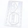 KSCRAFT Slimline Airmail Envelope Metal Cutting Dies Stencils for DIY Scrapbooking Decorative Embossing DIY Paper Cards