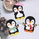 KSCRAFT Boy and Girl Penguins Metal Cutting Dies Stencils for DIY Scrapbooking Decorative Embossing DIY Paper Card