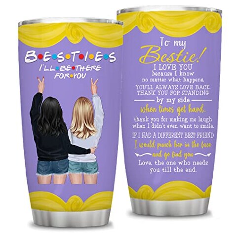 ATHAND Friend Gifts for Women,20 oz You Are My Person Tumbler Cups with Lid, Stainless Steel, Double Wall, To my Bestie Insulated Tumblers Travel Coffee Mug, Birthday Christmas Gifts For Her,1 Pcs